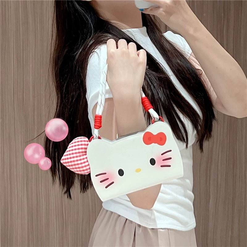 Hello Kitty Flip iPhone Case with Strap