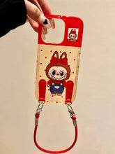 Load image into Gallery viewer, Labubu Monster iPhone Case with Strap
