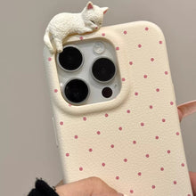 Load image into Gallery viewer, 3D Cute Kitten iPhone Case
