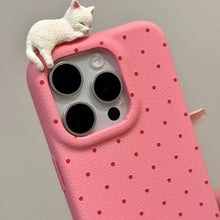 Load image into Gallery viewer, 3D Cute Kitten iPhone Case
