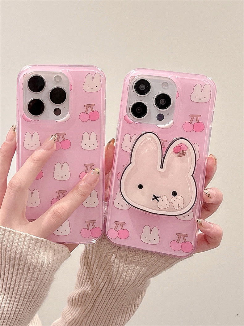 Pink Miffy iPhone Case with Grip