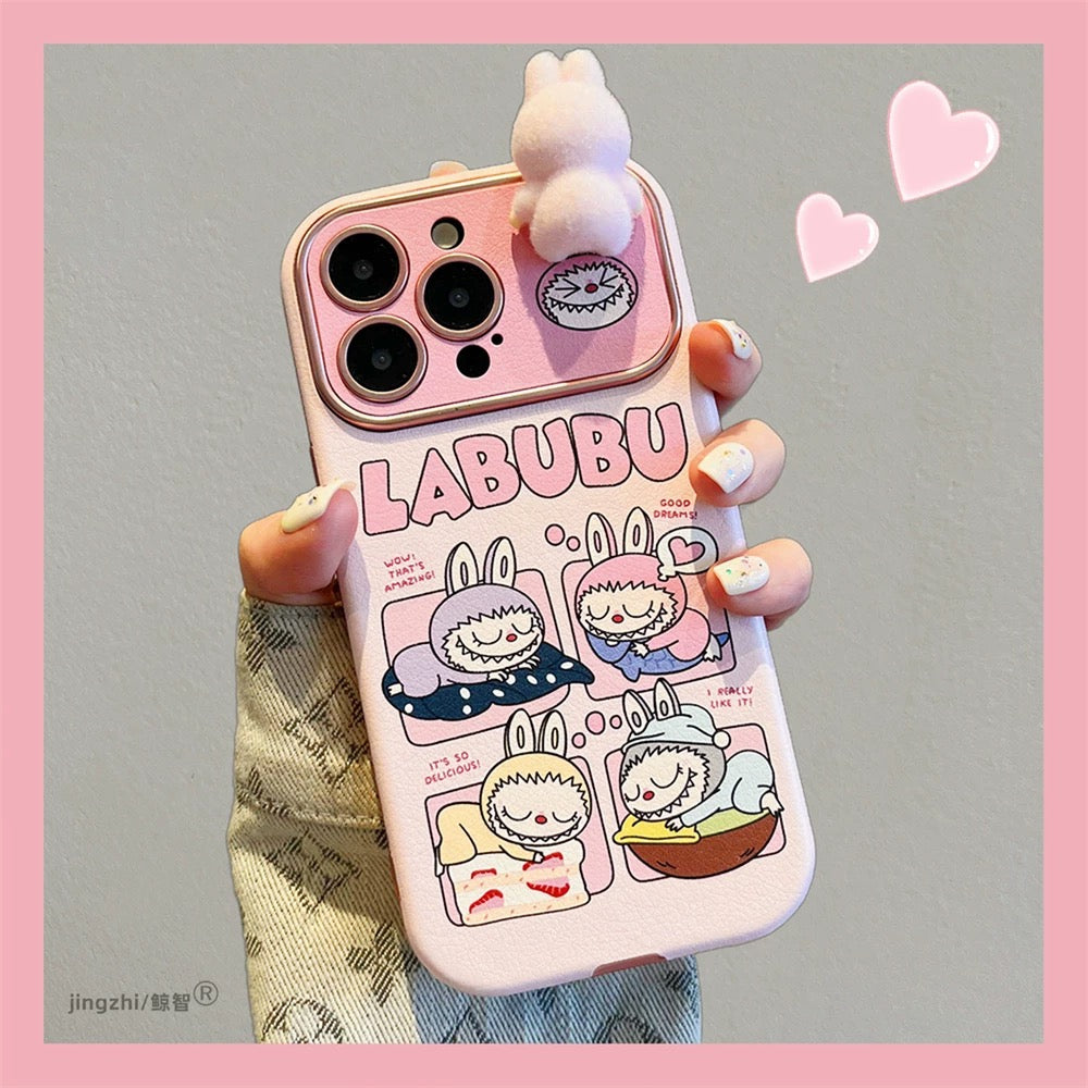 Pink Labubu iPhone Case