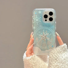 Load image into Gallery viewer, Snowflake Ferris Wheel iPhone Case
