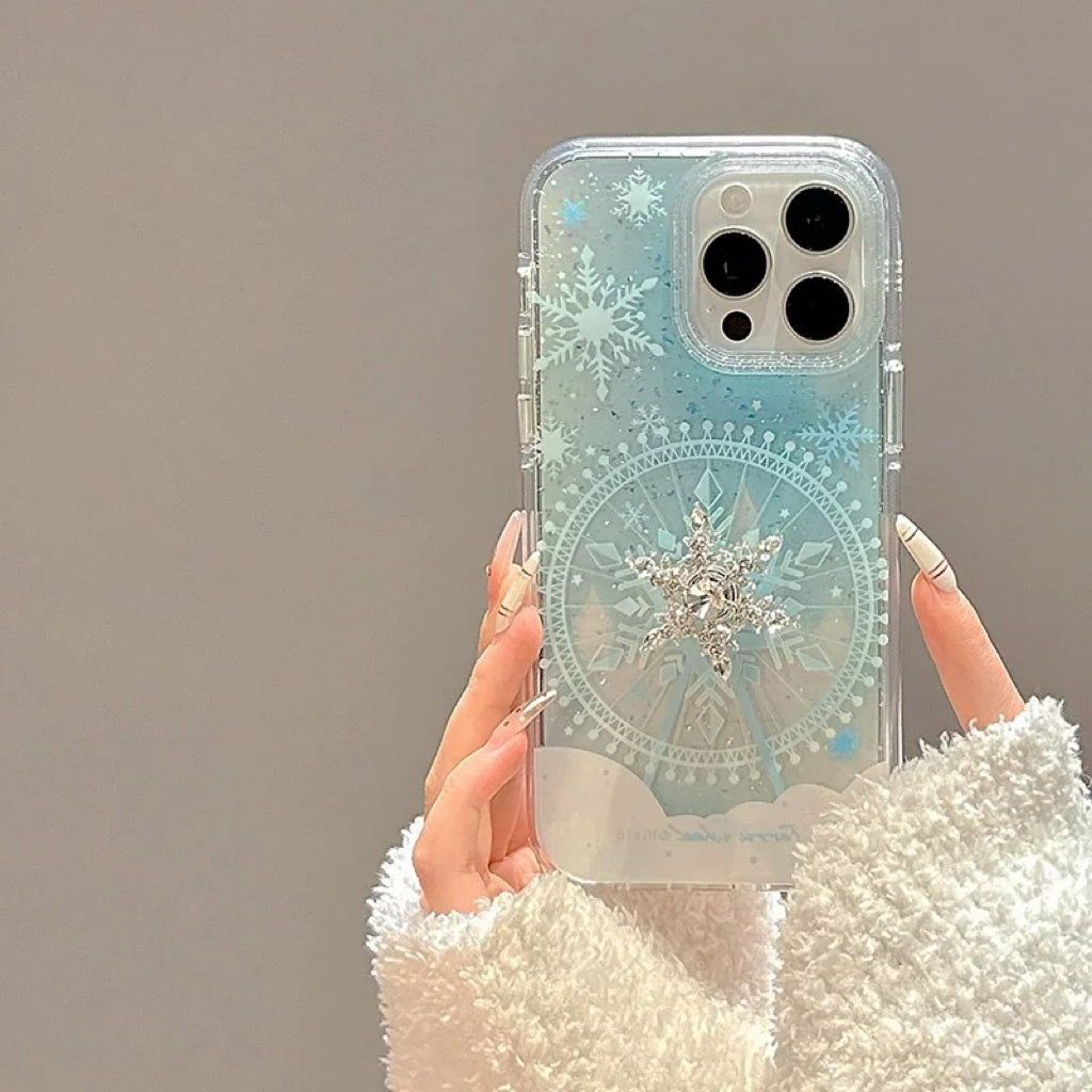 Snowflake Ferris Wheel iPhone Case