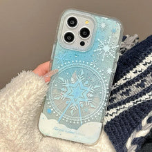 Load image into Gallery viewer, Snowflake Ferris Wheel iPhone Case
