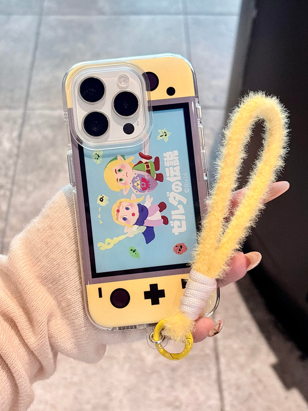 Switch Game iPhone Case with Strap