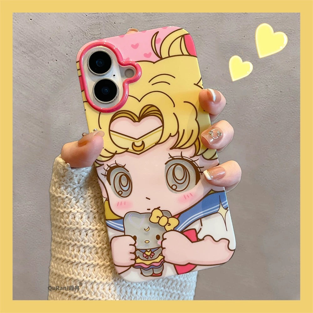 Cutie Cartoon Sailor Moon iPhone Case