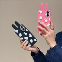 Load image into Gallery viewer, 3D Miffy Ears Soft Silicon iPhone Case
