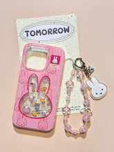 Load image into Gallery viewer, Pink Miffy iPhone Case with Charm
