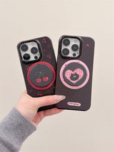 Load image into Gallery viewer, Cherry &amp; Cat Magsafe iPhone Case
