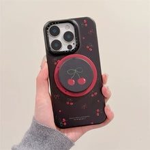 Load image into Gallery viewer, Cherry &amp; Cat Magsafe iPhone Case
