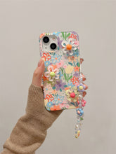 Load image into Gallery viewer, Spring Floral iPhone Case with Charm
