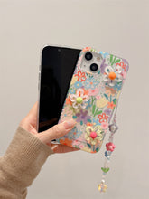 Load image into Gallery viewer, Spring Floral iPhone Case with Charm
