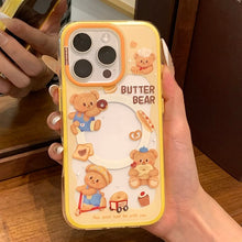 Load image into Gallery viewer, Butter Bear Magsafe iPhone Case with Grip
