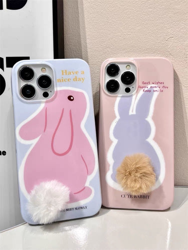 Bunny Fluffy Tail iPhone Case