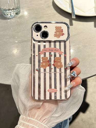 Cute Teddy Bear iPhone Case