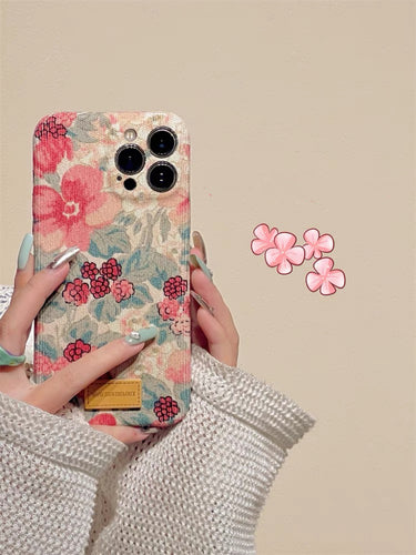 Flannel Flower iPhone Case