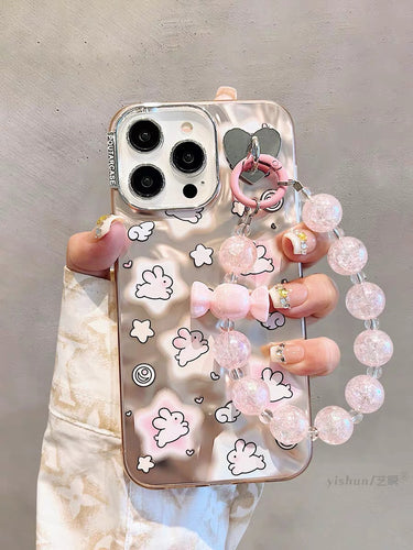 Cutie Bunny iPhone Case with Candy Charm