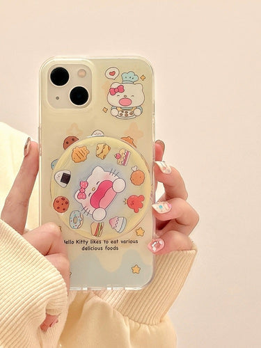 Hello Kitty Spinning Food iPhone Case