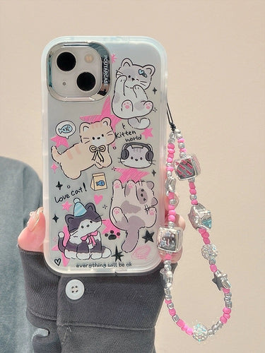 Kitten Around iPhone Case with Holder