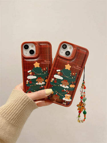 Merry Xmas iPhone Case with Charm