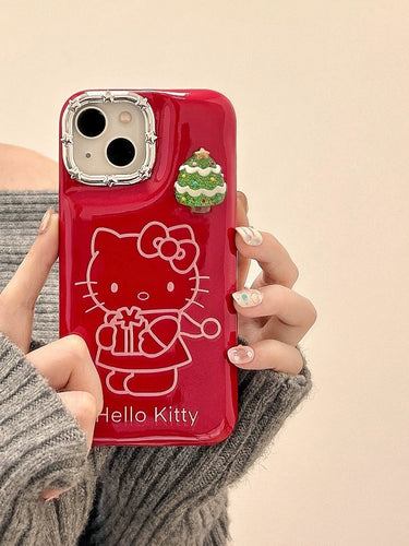 Hello Kitty in Xmas iPhone Case