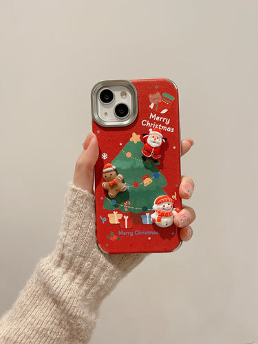 3D Xmas Cookies iPhone Case