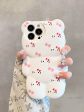Load image into Gallery viewer, 3D Hello Kitty iPhone Case
