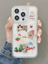 Load image into Gallery viewer, Jelly Cat In Winter Wonderland iPhone Case
