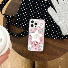 Load image into Gallery viewer, Hello Kitty with Unicorn Grip iPhone Case
