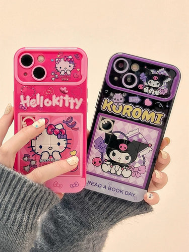 Hello Kitty and Kuromi iPhone Case With Puzzle