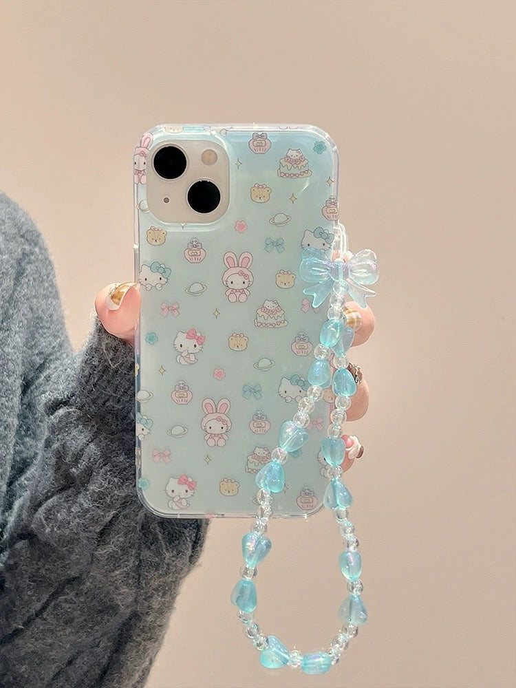Easter Bunny Hello Kitty iPhone Case