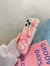 Load image into Gallery viewer, 3D Cutie Pink Kirby iPhone Case
