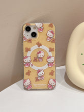 Load image into Gallery viewer, Hello Kitty and Cutie Bear-y Magsafe iPhone Case
