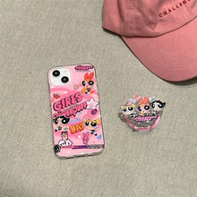 Load image into Gallery viewer, PowerPuff Girl Magsafe Grip iPhone Case
