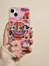 Load image into Gallery viewer, PowerPuff Girl Magsafe Grip iPhone Case
