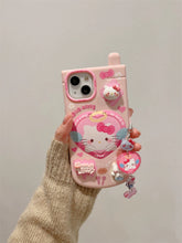 Load image into Gallery viewer, Sanrio Family iPhone Case with Makeup Mirror
