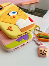 Load image into Gallery viewer, SpongeBob and PatrickStar Couple iPhone Case
