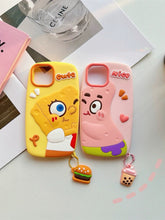 Load image into Gallery viewer, SpongeBob and PatrickStar Couple iPhone Case
