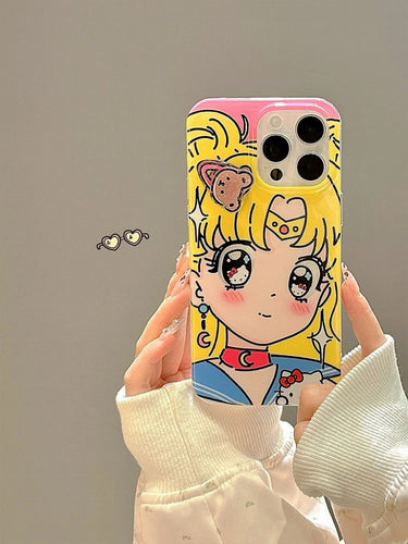 Sailor Moon and Hello Kitty iPhone Case