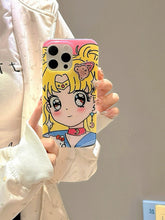 Load image into Gallery viewer, Sailor Moon and Hello Kitty iPhone Case
