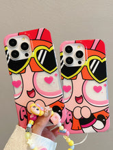 Load image into Gallery viewer, Hearty PowerPuff Girl iPhone Case
