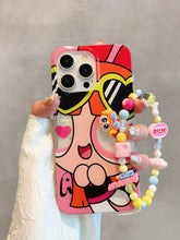 Load image into Gallery viewer, Hearty PowerPuff Girl iPhone Case
