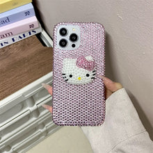 Load image into Gallery viewer, Bling Diamond Hello Kitty iPhone Case
