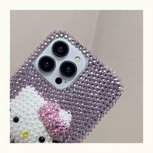 Load image into Gallery viewer, Bling Diamond Hello Kitty iPhone Case
