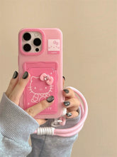 Load image into Gallery viewer, Pinky Hello Kitty iPhone Case with Strap
