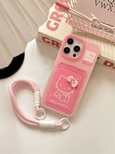 Load image into Gallery viewer, Pinky Hello Kitty iPhone Case with Strap
