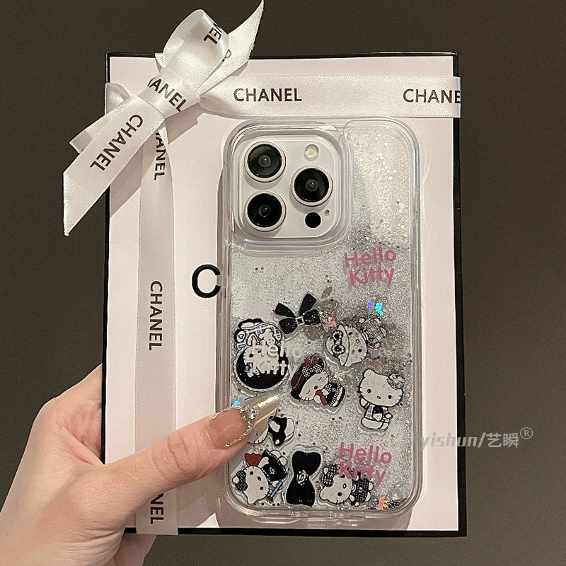 Hello Kitty Sparkling Sand iPhone Case