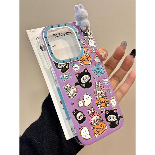 Spooky Halloween Labubu iPhone Case