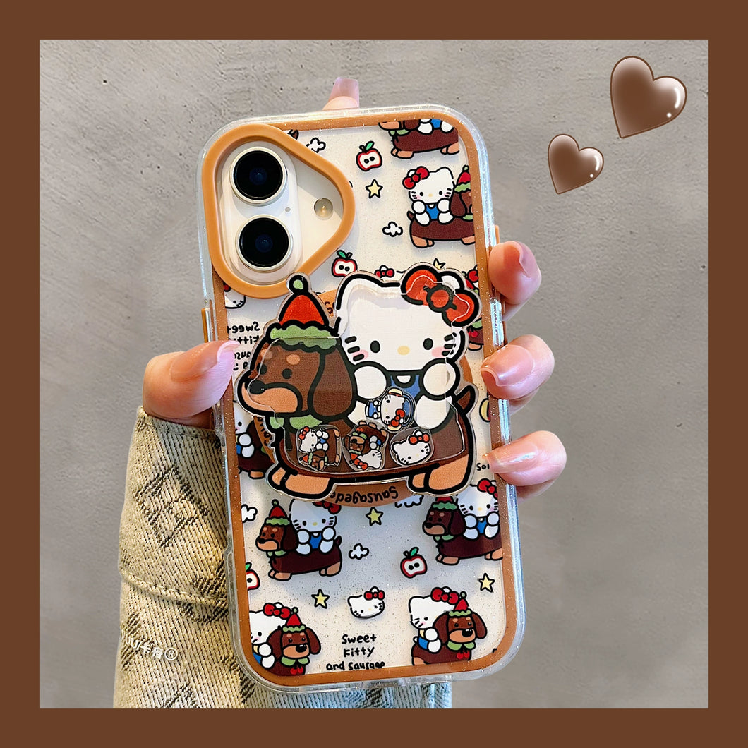 Hello Kitty with Dachshund Magsafe iPhone Case